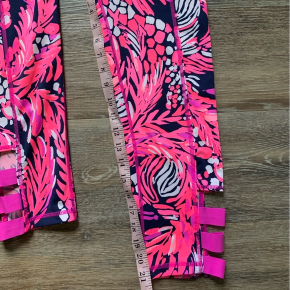 Lilly Pulitzer Weekender Pink Cropped Leggings S - Picture 5 of 7